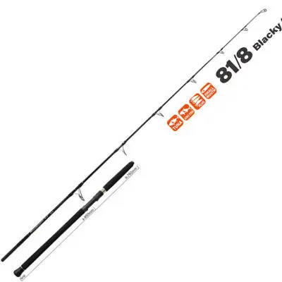 Vezi acum Lanseta Yamaga Blanks BlueSniper 81/8 Blacky, 2.48m, 45-120g, 2 tronsoane