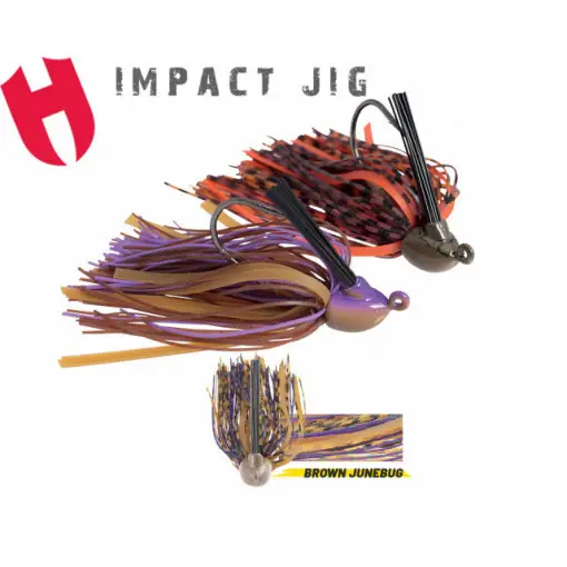 Jig Herakles Impact Jig, Brown/Junebug, 10.5g Plată sigură