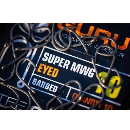 Ofertă limitată Carlige Guru Super MWG Eyed, 10buc