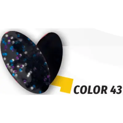 Reducere de preț Oscilanta Herakles Leaf, Culoare 43 - Holo Black, 0.9 g