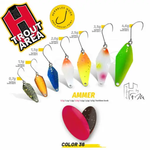 Bestseller Oscilanta Herakles Ammer, Culoare 36 - Pink Pellet, 2.5g