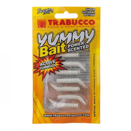 Vierme Trabucco Yummy Bait Brucone, alb, 3cm, 8buc Nu rata