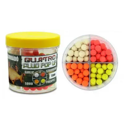 Boiles Haldorado Quatro Fluo Pop Up, 50 g Reduceri