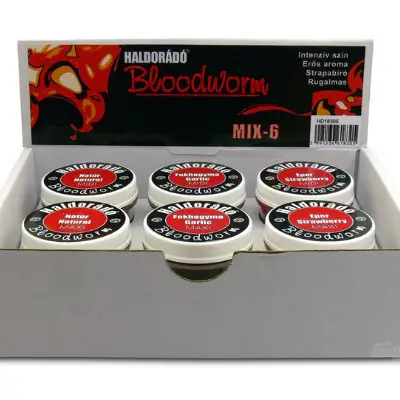 Larve libelula Haldorado BloodWorm Mix-6, 6 bc Chilipir