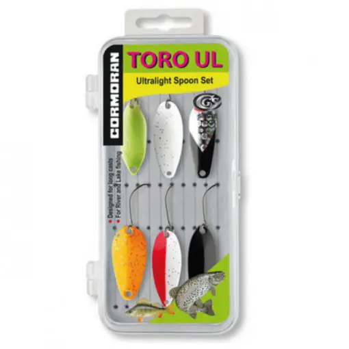 Super ofertă Set 6 lingurite oscilante Cormoran Toro UL1-UL7