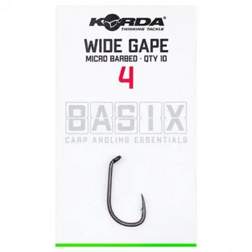 Cumpără acum Carlige Korda Basix Wide Gape, 10 buc