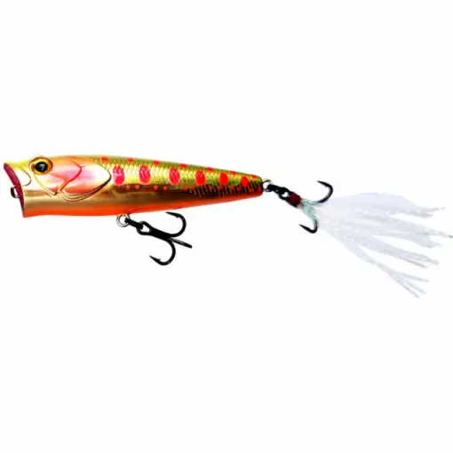 Preferatul clienților Vobler Mustad Burpy Popper, Pink T, 6.5cm, 6.3g