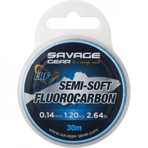Fir inaintas Savage Gear Semi-Soft Fluorocarbon LRF, transparent, 30m Livrare expres