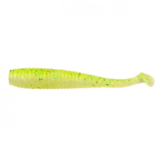 Ofertă specială Shad Jackall Tail, Chartreuse Black, 7 cm, 6 buc