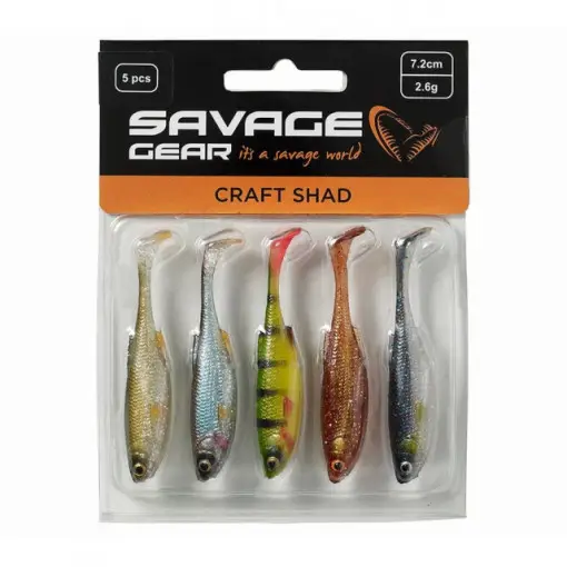 Vezi acum Mix shaduri Savage Gear Craft, Clear Water Mix, 8.8cm, 4.6g, 5buc