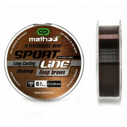 Fir Carp Pro CP Method, Deep Brown, 180m Reducere extra