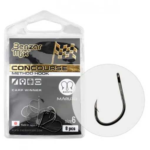 Ofertă de sezon Carlige Benzar Concourse Method Carp Winner, 8 buc