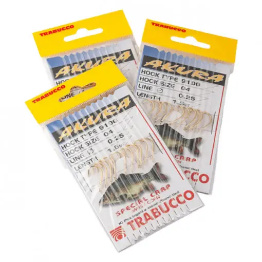 Retur gratuit Carlige legate Trabucco Mais 9100G, 10 buc