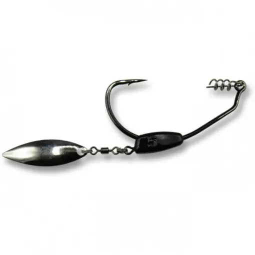 Cumpără online Underspin jig offset Berti, 5/0, paleta Salcie 5g