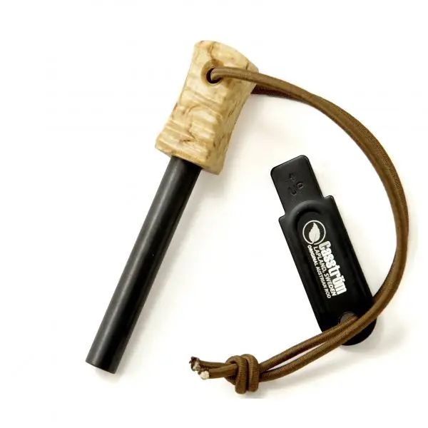 Fire Striker Steel Curly Birch Comandă acum