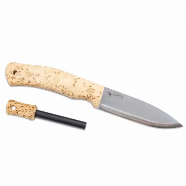 No.10 Swedish Forest Knife, Curly birch with Fire steel, Stainless Cel mai bun preț