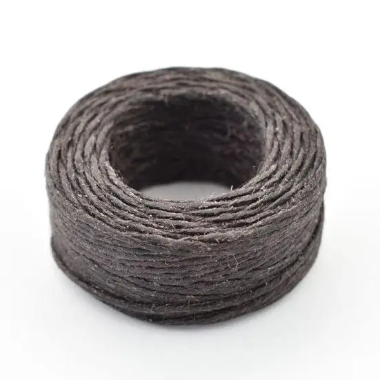 Popular Waxed Linen Thread, Brown