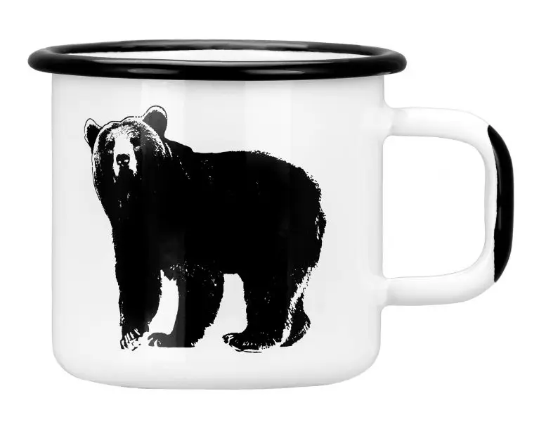 Bestseller Nordic Enamel Mug The Bear 3,7 dl