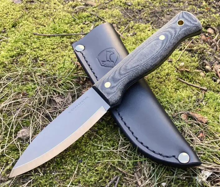 Bushlore Knife, Micarta Plată sigură
