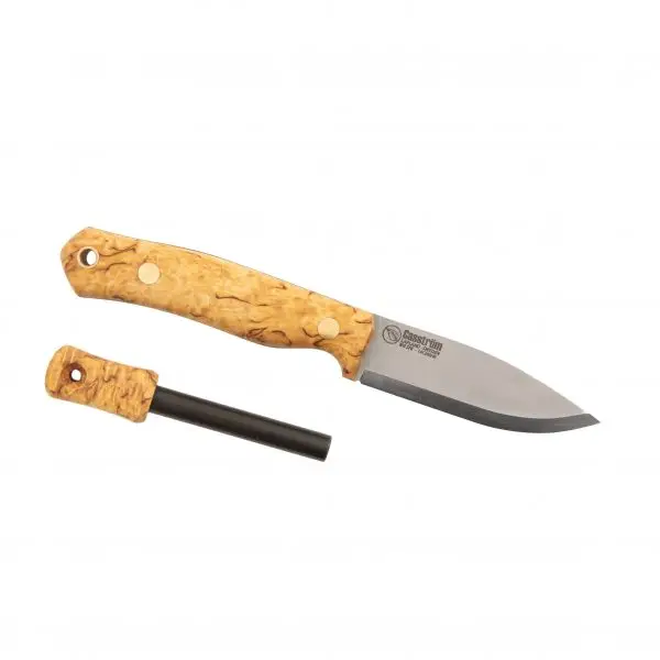 Retur ușor No.8 SFK Curly Birch with Fire steel