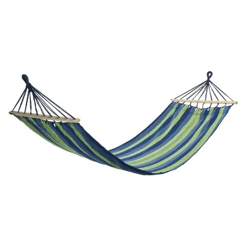 Doar azi Hamac Exotic Stripes, Heinner, 200x80 cm, verde/albastru
