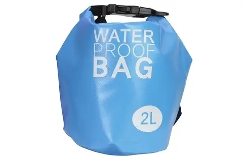 Plată securizată Geanta de plaja impermeabila si plutitoare 2 L, Waterproof Floating, polivinil, albastru