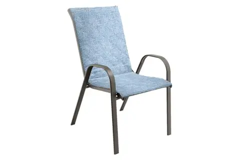 Plată securizată Perna scaun cu spatar Alcam, Midsummer, 105x48x3 cm, microfibra matlasta, Blue Jeans