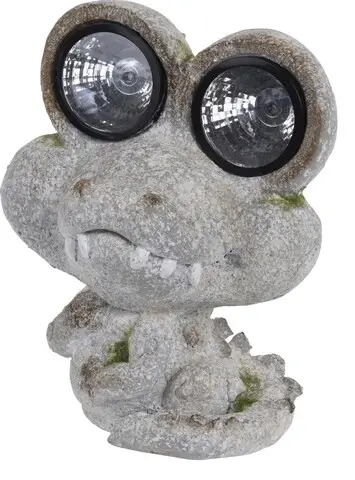 Lampa solara Crocodile, 28x21x34 cm, oxidat de magneziu Promoție