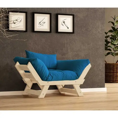 Cumpără acum Fotoliu de gradina, Hanah Home, CPT8146-140, Natural / Albastru