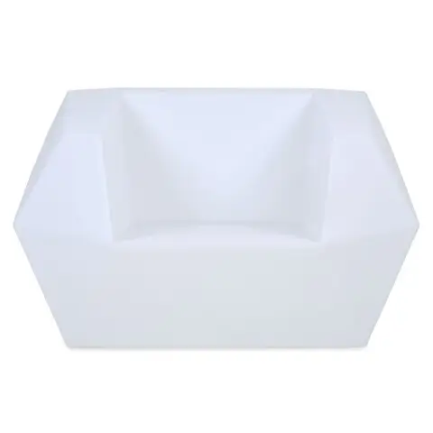 Disponibil imediat Fotoliu, Nola, L.120 l.100 H.71 cm, polipropilena, alb