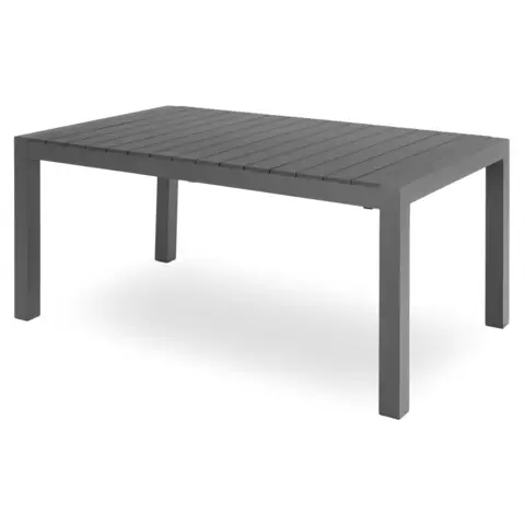Plată securizată Masa extensibila Encore, 160/210x95x74 cm, aluminiu, negru