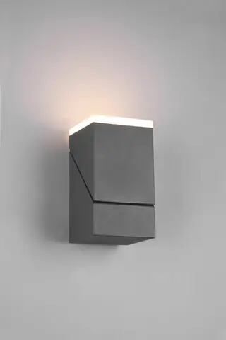 Aplica de perete pentru exterior Avon, TRIO, 9x10.5x16 cm, 7W, 1x SMD, aluminiu turnat/plastic, antracit Promoție