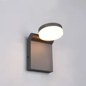 Aplica de perete pentru exterior Adour, TRIO, 10x19 cm, 7.5W, 1x SMD, aluminiu, antracit Livrare rapidă