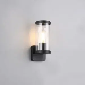 Aplica de perete pentru exterior Bonito, RL, 9.5x9.5x23 cm, 28W, 1x E27, aluminiu, negru mat Calitate înaltă