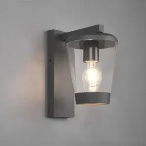 Aplica de perete pentru exterior Cavado, TRIO, 16x28 cm, 40W, 1x E27, aluminiu, antracit Mai ieftin