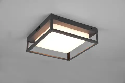 Preț promoțional Plafoniera pentru exterior Witham, TRIO, 30x30x10 cm, 14W, 1x SMD, metal, antracit