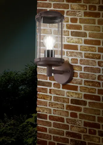Lampa de gradina Tanaro, TRIO, 14.5x32.5 cm, 40W, 1x E27, aluminiu, ruginiu Ieftin