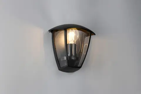 Lampa de gradina Venta, TRIO, 18x13x20 cm, 10W, 1x E27, aluminiu, negru mat Plată sigură