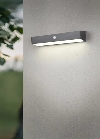 Livrare gratuită Aplica de perete pentru exterior Silves, RL, 30.3x9.5x6 cm, 6W, 1x SMD, plastic, negru