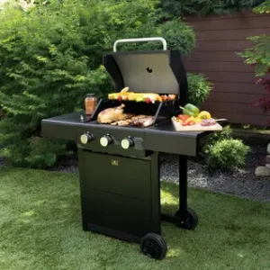 Discount Gratar cu gaz Berlinger Haus, Outdoor, 50x41.5 cm, 2.2 KW x 3, negru