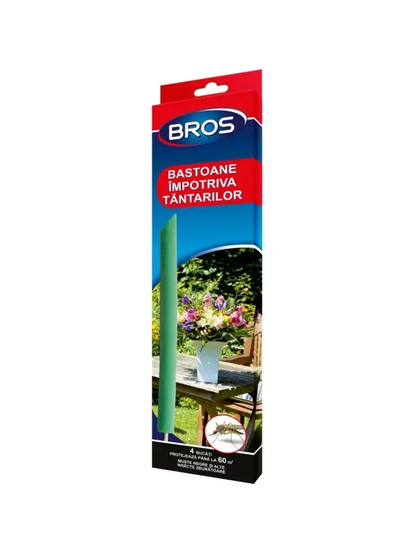 Reducere specială Bros Bastoane Impotriva Tantarilor - 4buc.