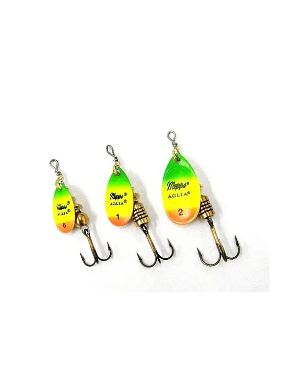 Lingura rotativa Mepps Aglia Fluo Tiger (1,5gr~13gr) Reduceri