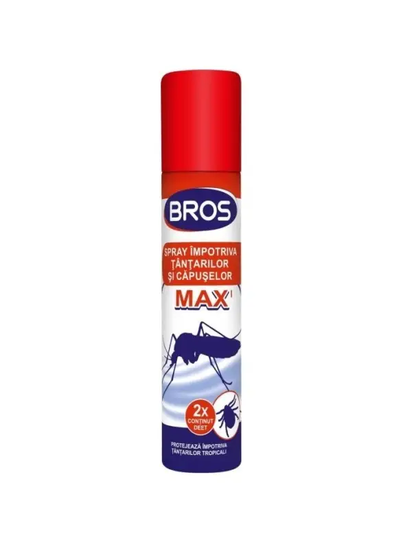 Reducere de preț Bros Spray Max Importiva Tantari si Capuse - 90 ml