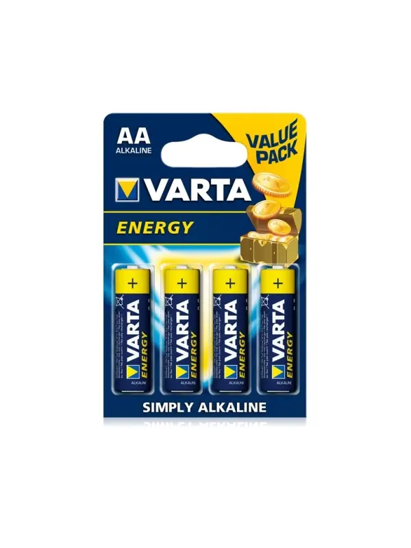 Varta - Baterie Alcalina "Energy" AA (R6) 4buc/blister Transport gratuit