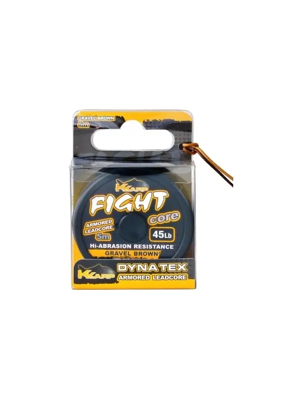 Expediere rapidă Fir Leadcore K-Karp - Fight ArmaCore Camou Brown 45Lb/5mt