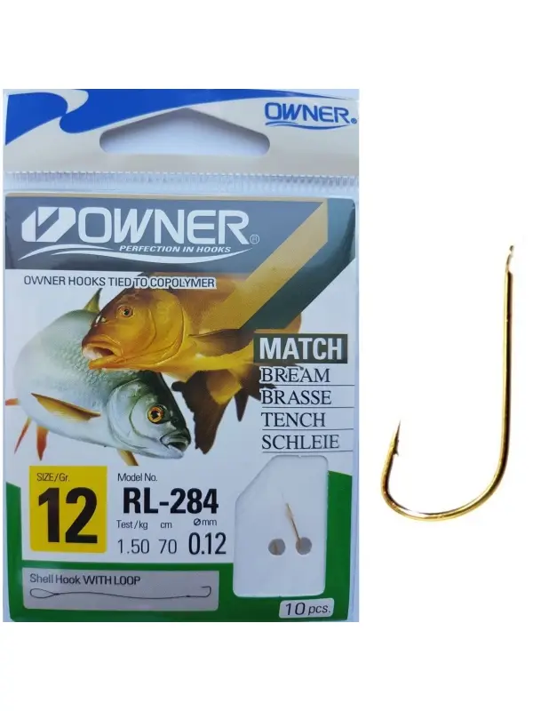 Nu rata OWNER Carlige Legate RL-284 53817 Nr.12 0.12mm/70cm