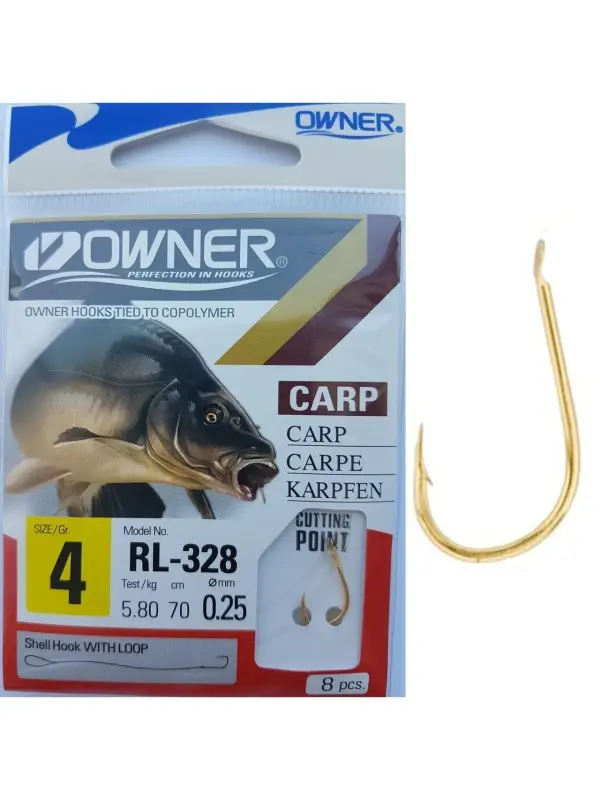 OWNER Carlige Legate RL-328 53819 Nr.4 0.25mm/70cm Premium