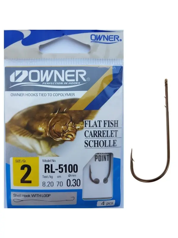 OWNER Carlige Legate RL-5100 53812 Nr.2 0.30mm/70cm Preferatul clienților