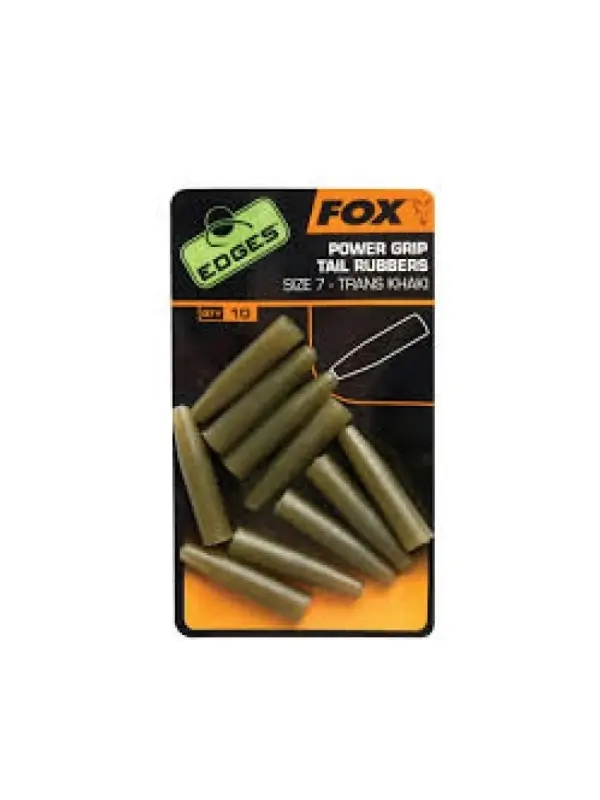 CONURI FOX POWER GRIP TAIL RUBBERS NR.7, 10BUC/PLIC Popular