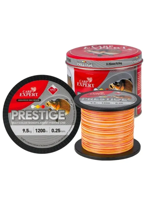 Plată sigură Carp Expert, Fir Monofilament, Prestige, 1200 mt., Multicolor